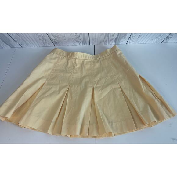 Retro VTG  Izod Club 80s Preppy School girl pleated mini skirt Size 12 - Picture 1 of 7